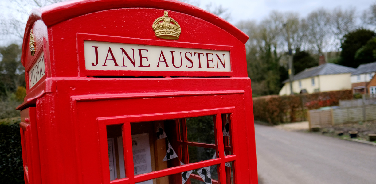 Jane Austen letterbox, credit VisitEngland